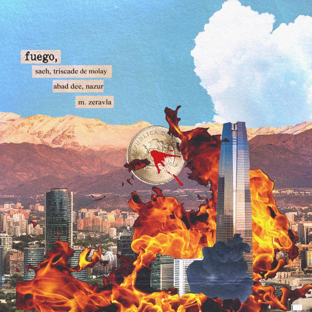 Fuego (feat. Saeh, Abad Dee, Nazur & M. Zeravla) - Single by Triscade de Molay album cover