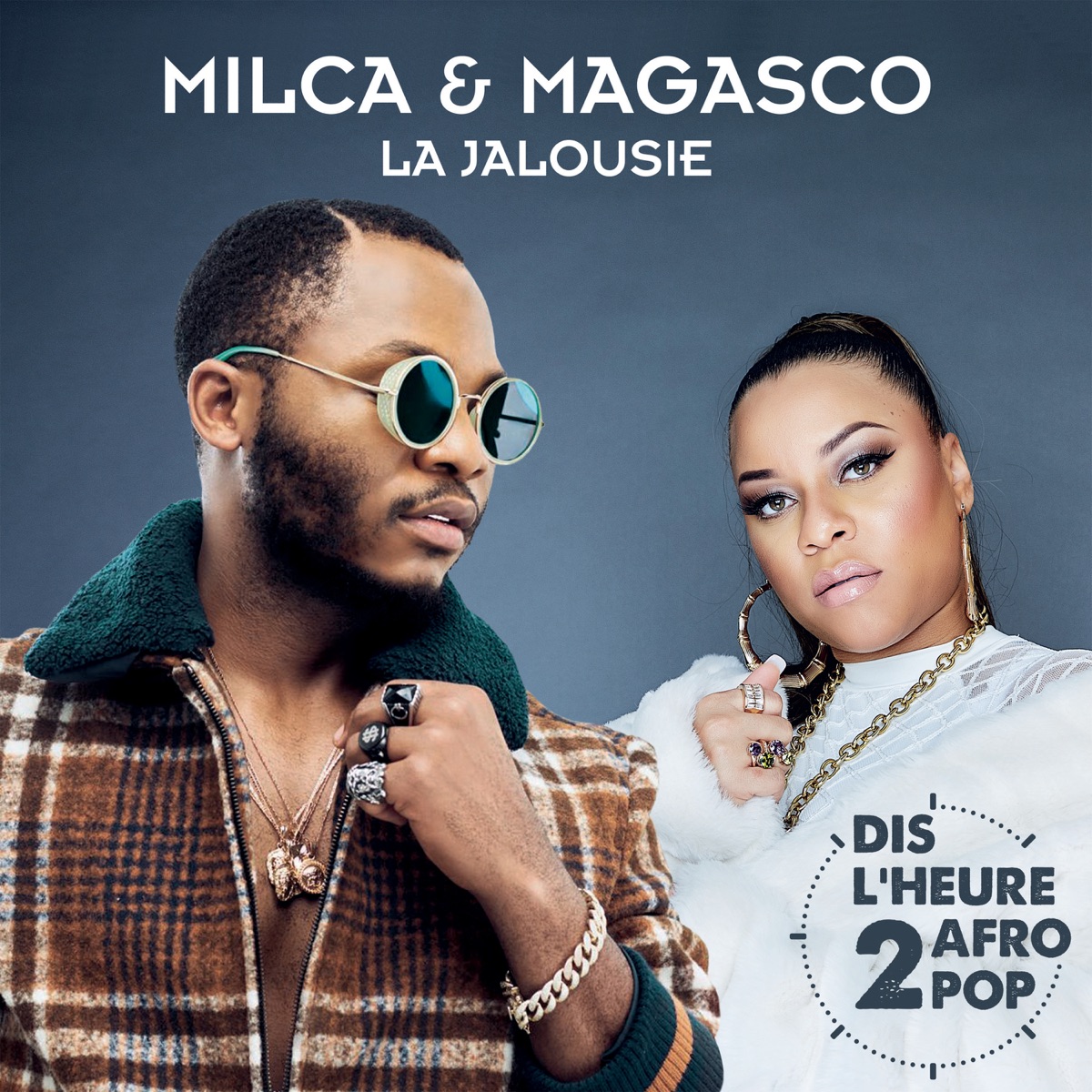 La jalousie (Dis l'heure 2 Afro Pop) - Single by Magasco & Milca album cover