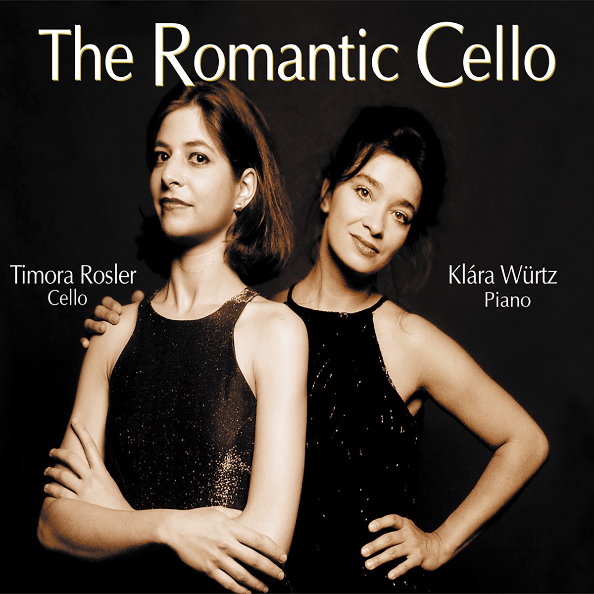 The Romantic Cello by Timora Rosler & Klára Würtz album cover