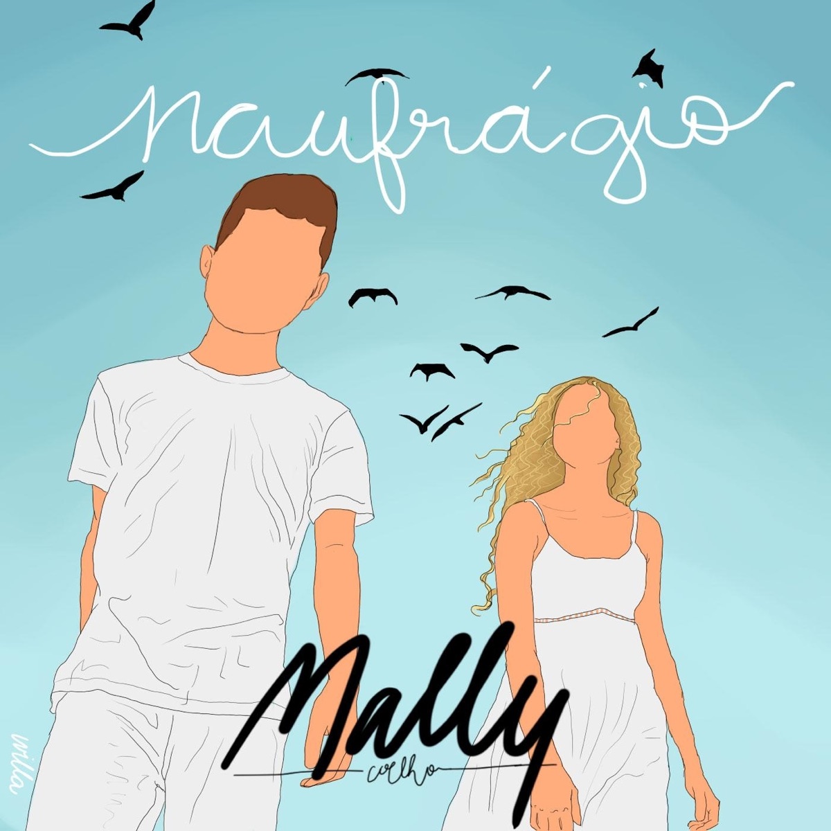 Naufrágio - Single by Mallu Coelho album cover