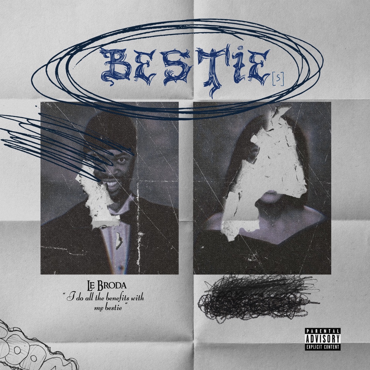 Bestie - Single by Le Broda & Jillz album cover