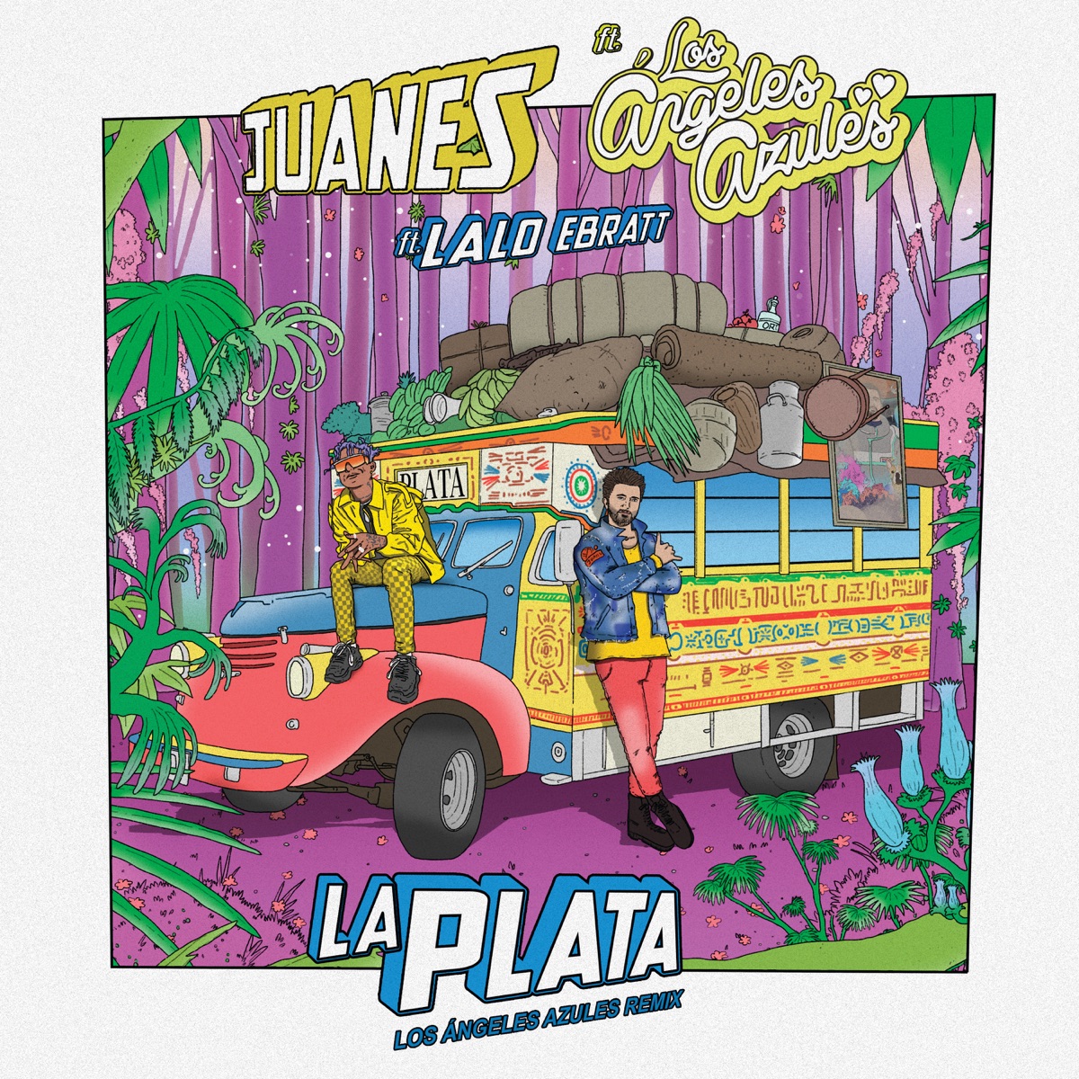 La Plata (feat. Los Ángeles Azules & Lalo Ebratt) [Los Ángeles Azules Remix] - Single by Juanes album cover