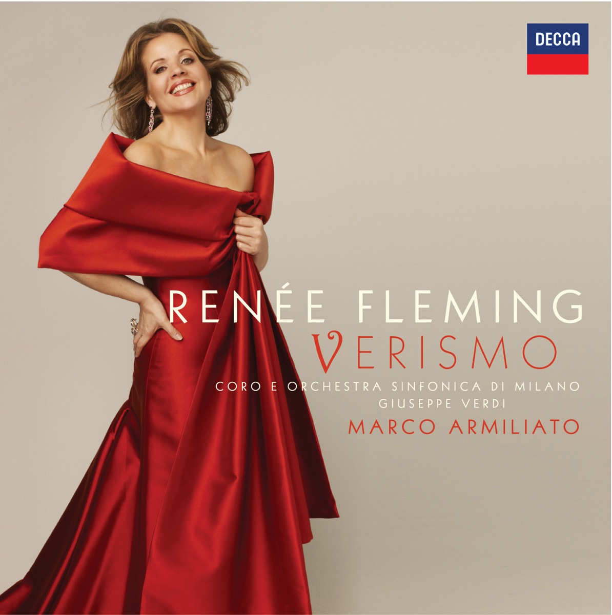Verismo by Renée Fleming, Orchestra Sinfonica di Milano Giuseppe Verdi & Marco Armiliato album cover