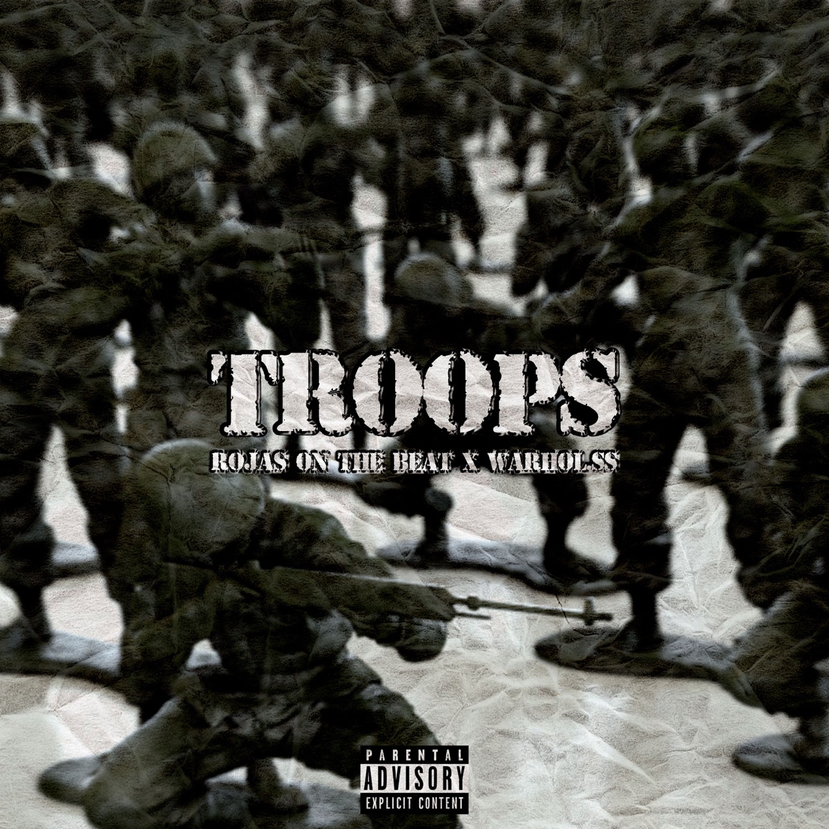 Troops (feat. Warhol.SS) - Single by Rojas On The Beat album cover