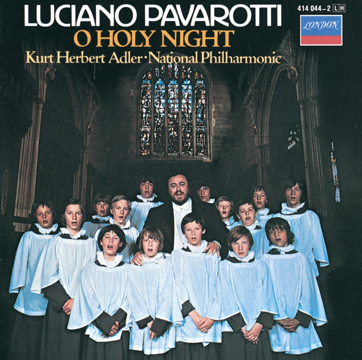O Holy Night by Luciano Pavarotti, National Philharmonic Orchestra & Kurt Herbert Adler album cover