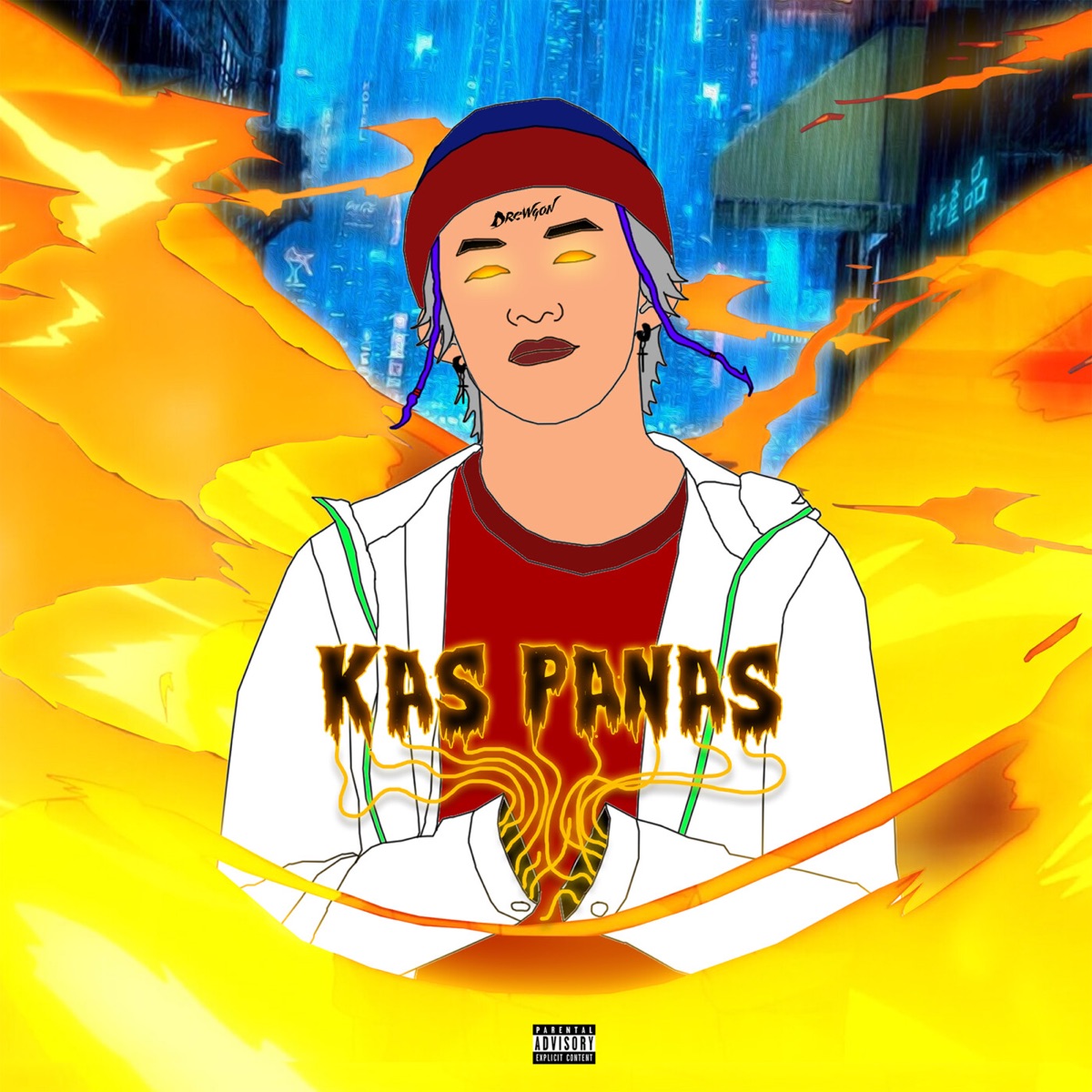 Kas Panas (Remix) - Single by Drewgon album cover