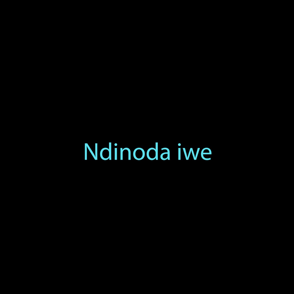 Ndinoda Iwe - Single by Rare Musik & massive mish album cover