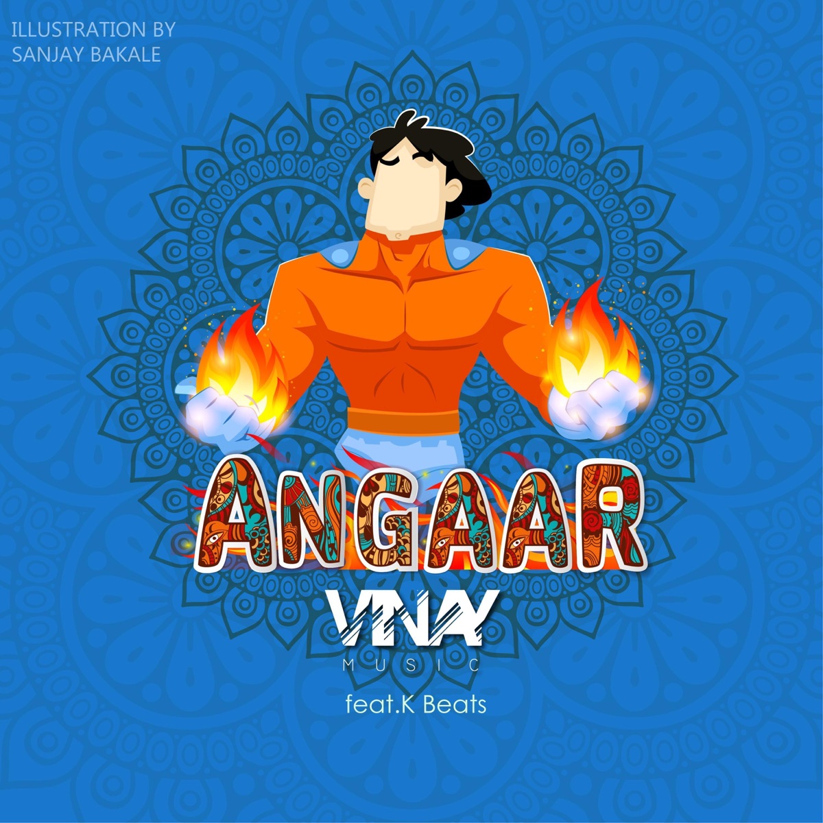 Angaar (feat. K Beats) - Single by Vinay Music album cover