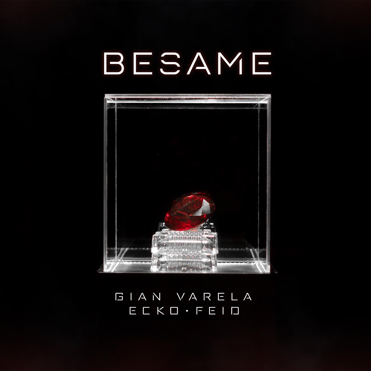 Bésame - Single by Gian Varela, ECKO & Feid album cover