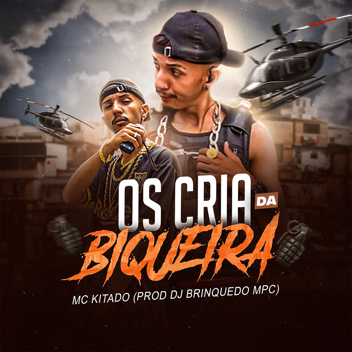 Os Cria da Biqueira - Single by mc kitado album cover