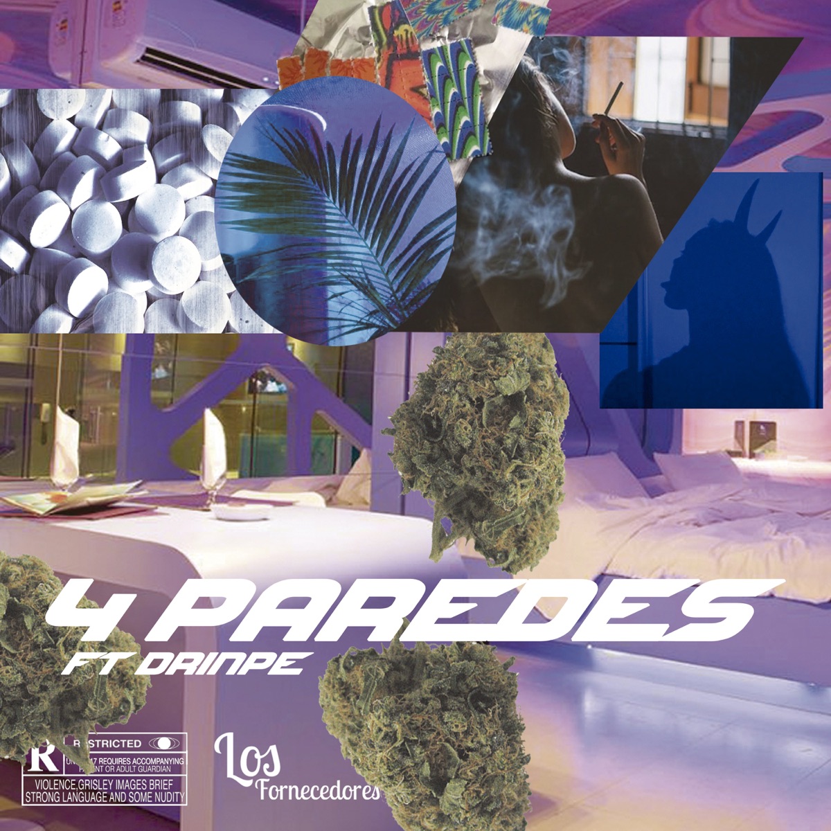 4 Paredes (feat. Drinpe) - Single by Irlandês album cover