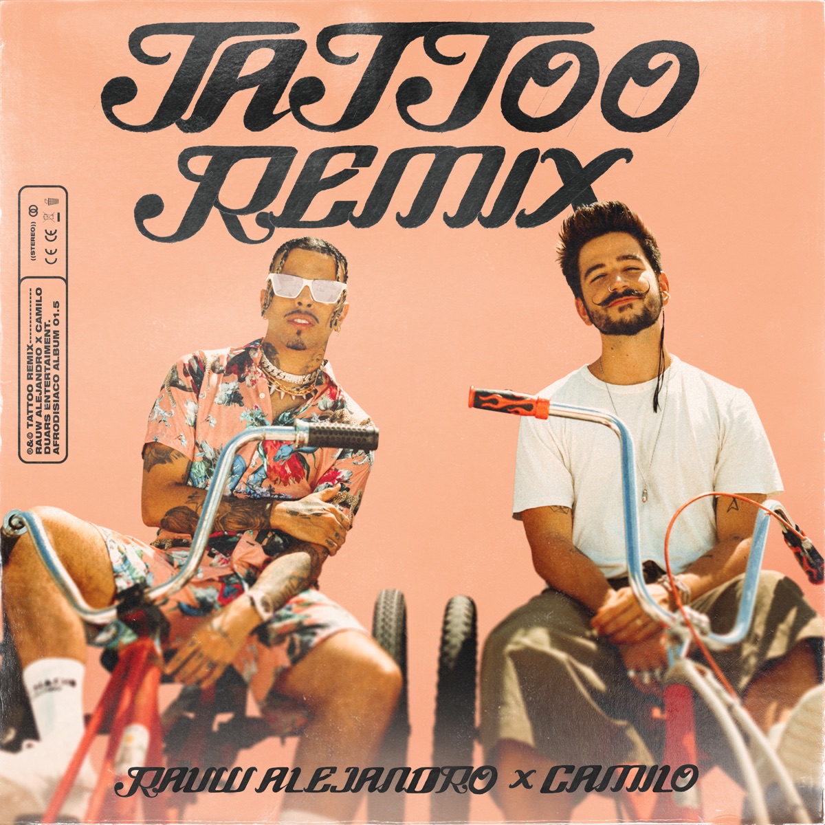 Tattoo (Remix with Camilo) - Single by Rauw Alejandro & Camilo album cover