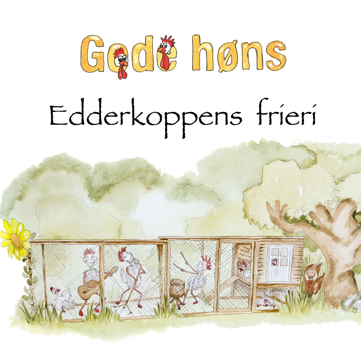 Edderkoppens Frieri - Single by Gode høns album cover