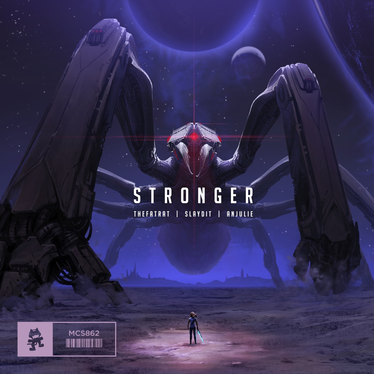 Stronger - Single by TheFatRat, Slaydit & Anjulie album cover