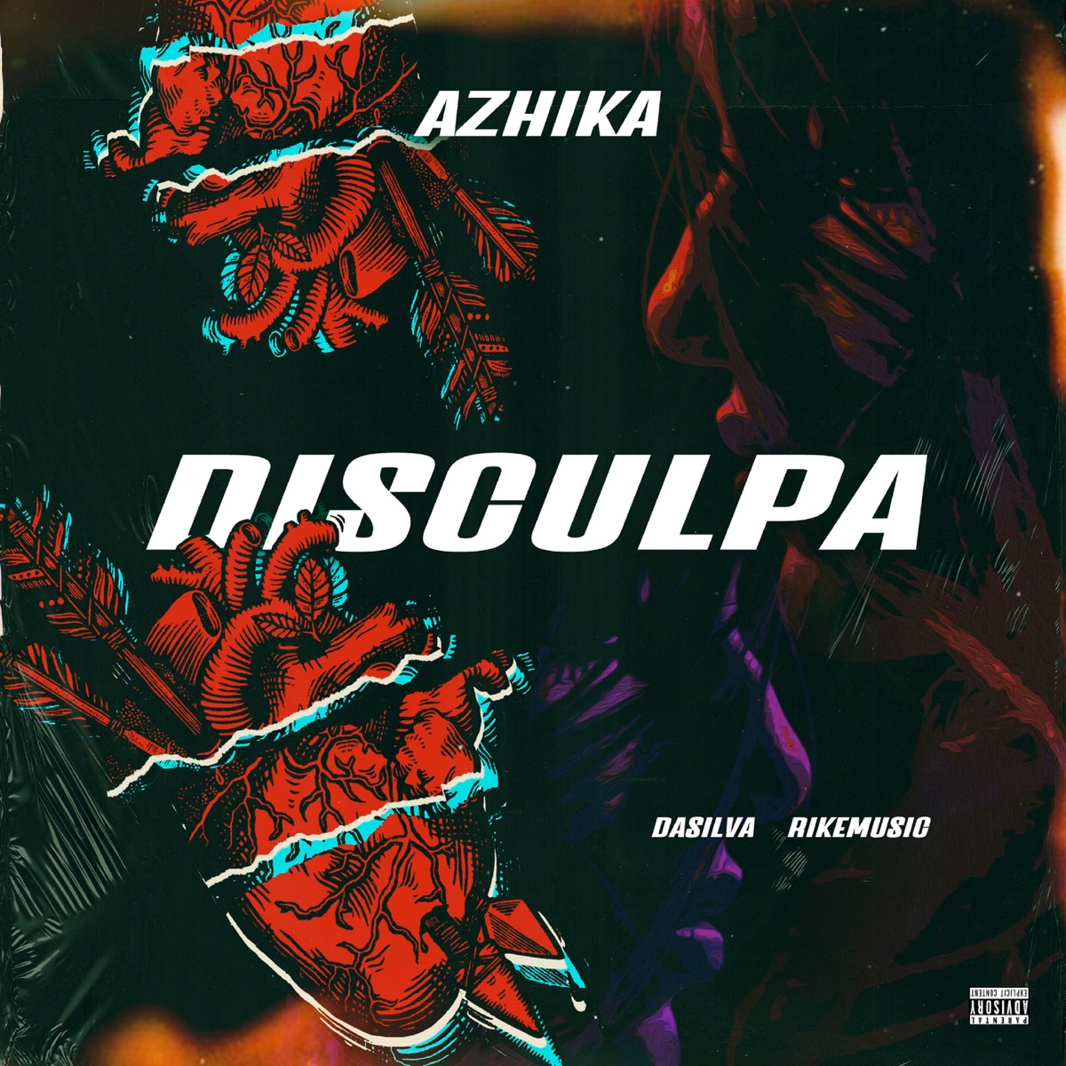 Disculpa - Single by Azhika, Rike Music & Da Silva album cover
