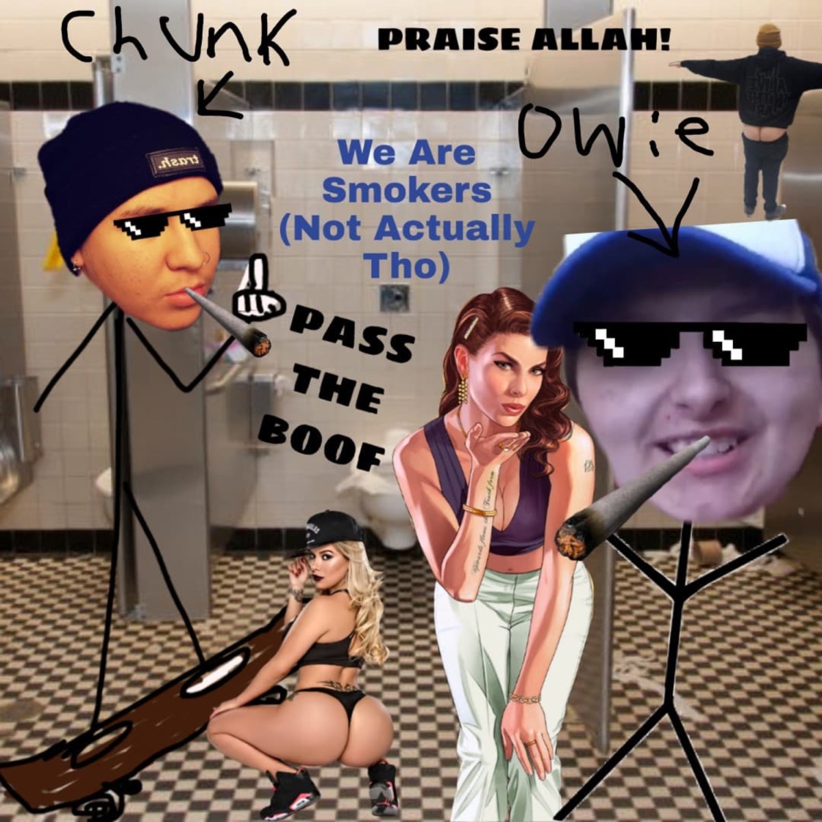 We Are Smokers (Not Actually Tho) - Single by Lil Chunk & Mr. Owie album cover