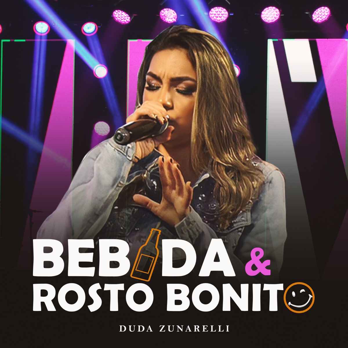 Bebida e Rosto Bonito - Single by Duda Zunarelli album cover