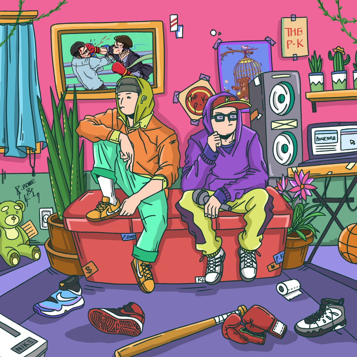 The PK by P.ZONE & Kl album cover