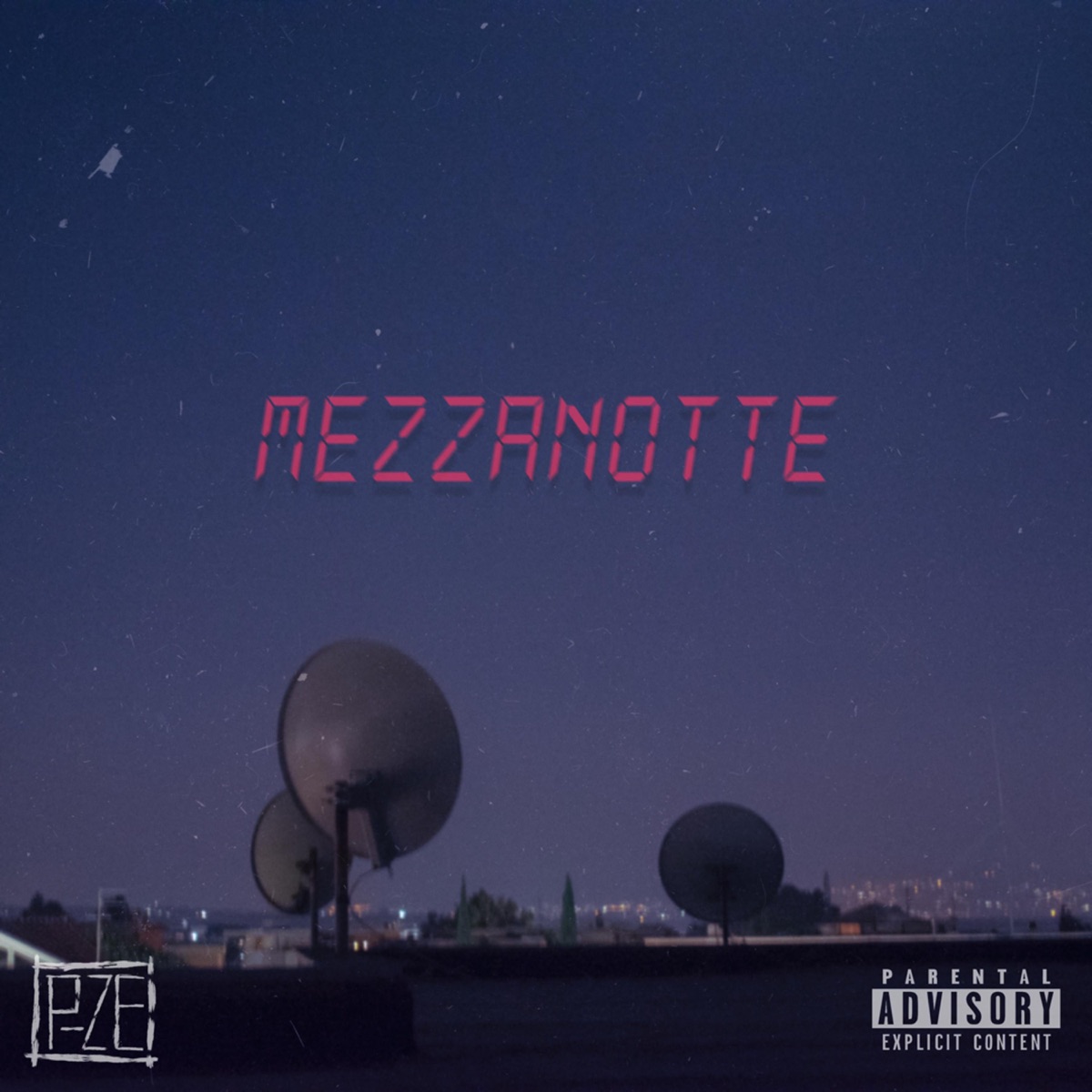 Mezzanotte - Single by P-ze album cover