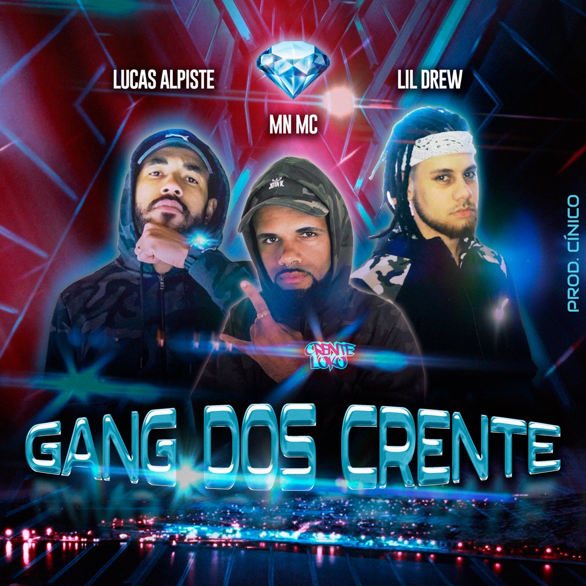 Gang dos Crente (feat. Lil Drew & Lucas Alpiste) - Single by MN MC album cover