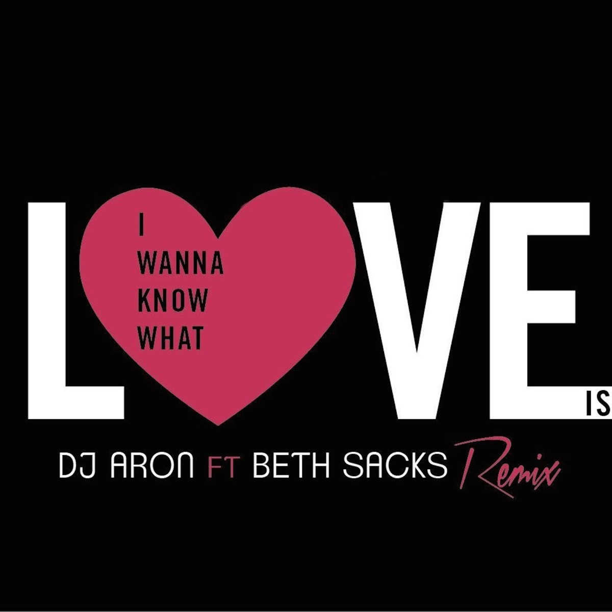I Wanna Know What Love Is (Remix) [feat. Beth Sacks] - Single by DJ Aron album cover