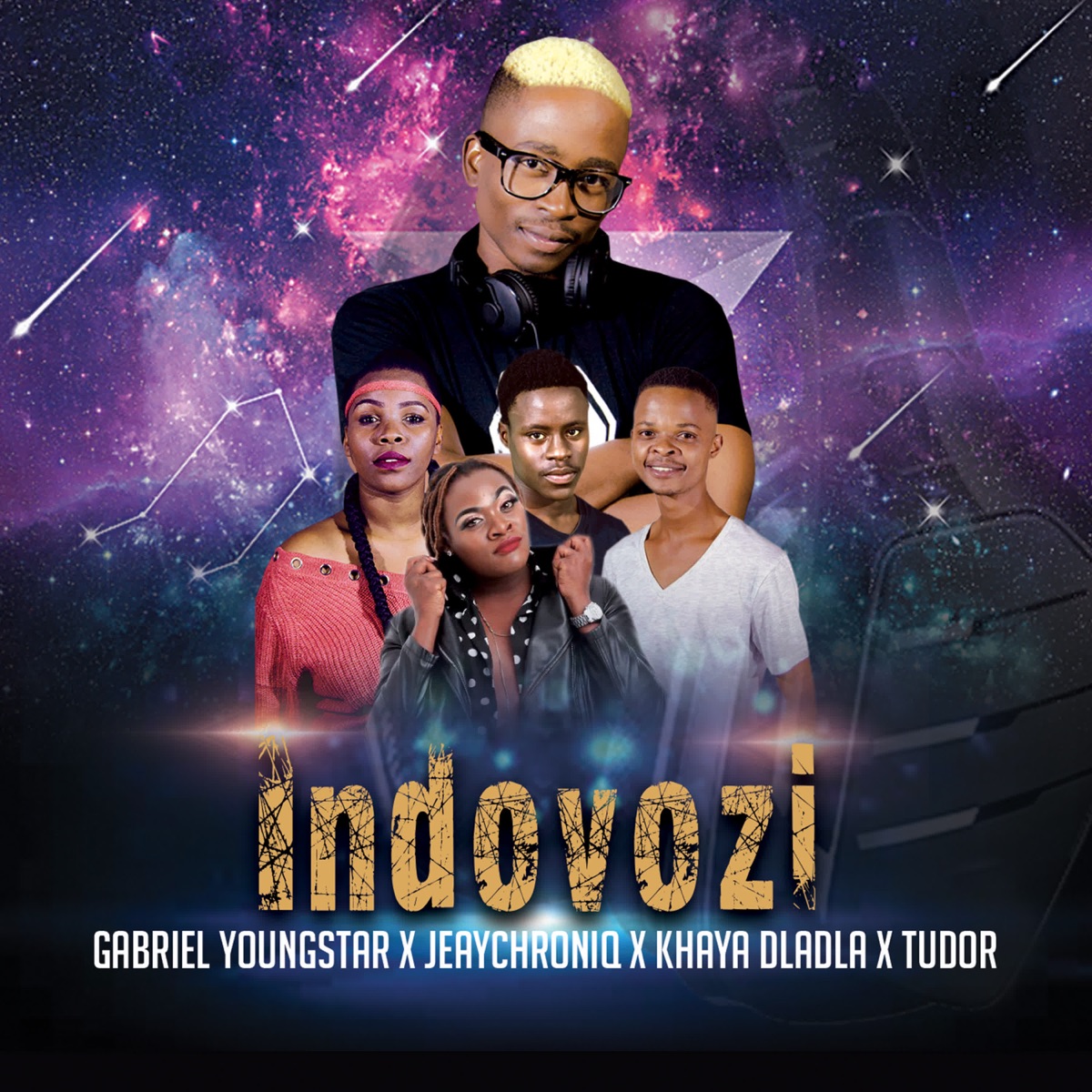 Indovozi - Single by Gabriel YoungStar, JeayChroniq, Khaya Dladla & Tudor album cover