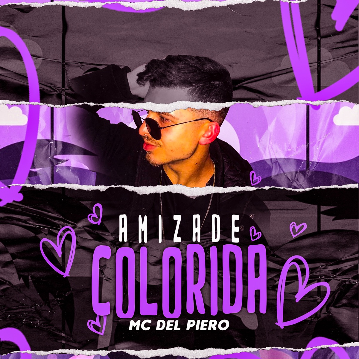 Amizade Colorida - Single by MC Del Piero album cover