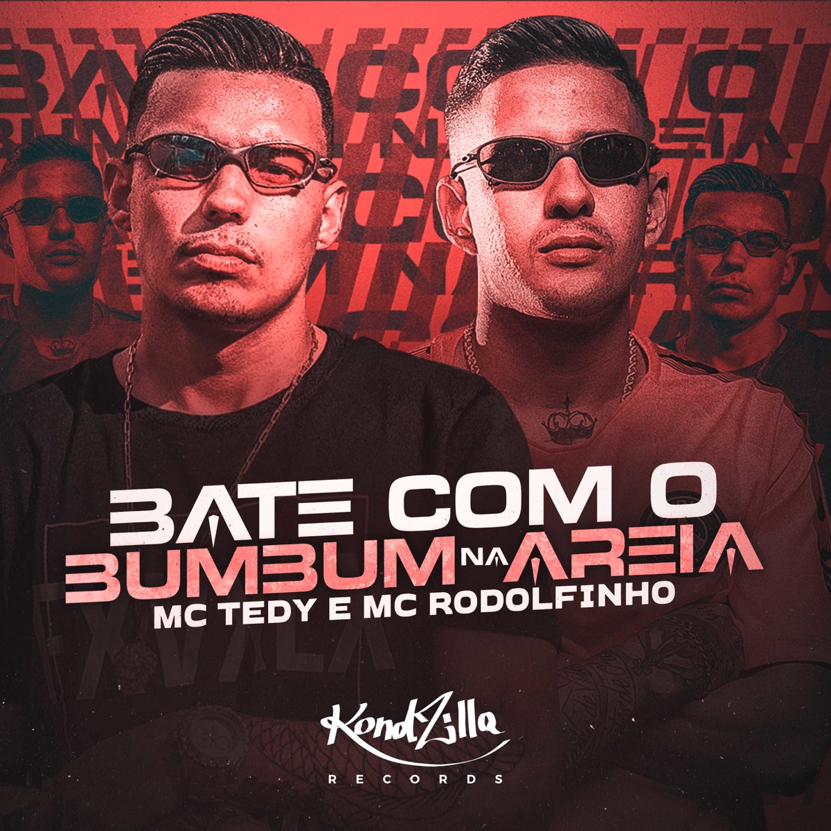Bate Com o Bumbum Na Areia - Single by Mc Tedy & Mc Rodolfinho album cover
