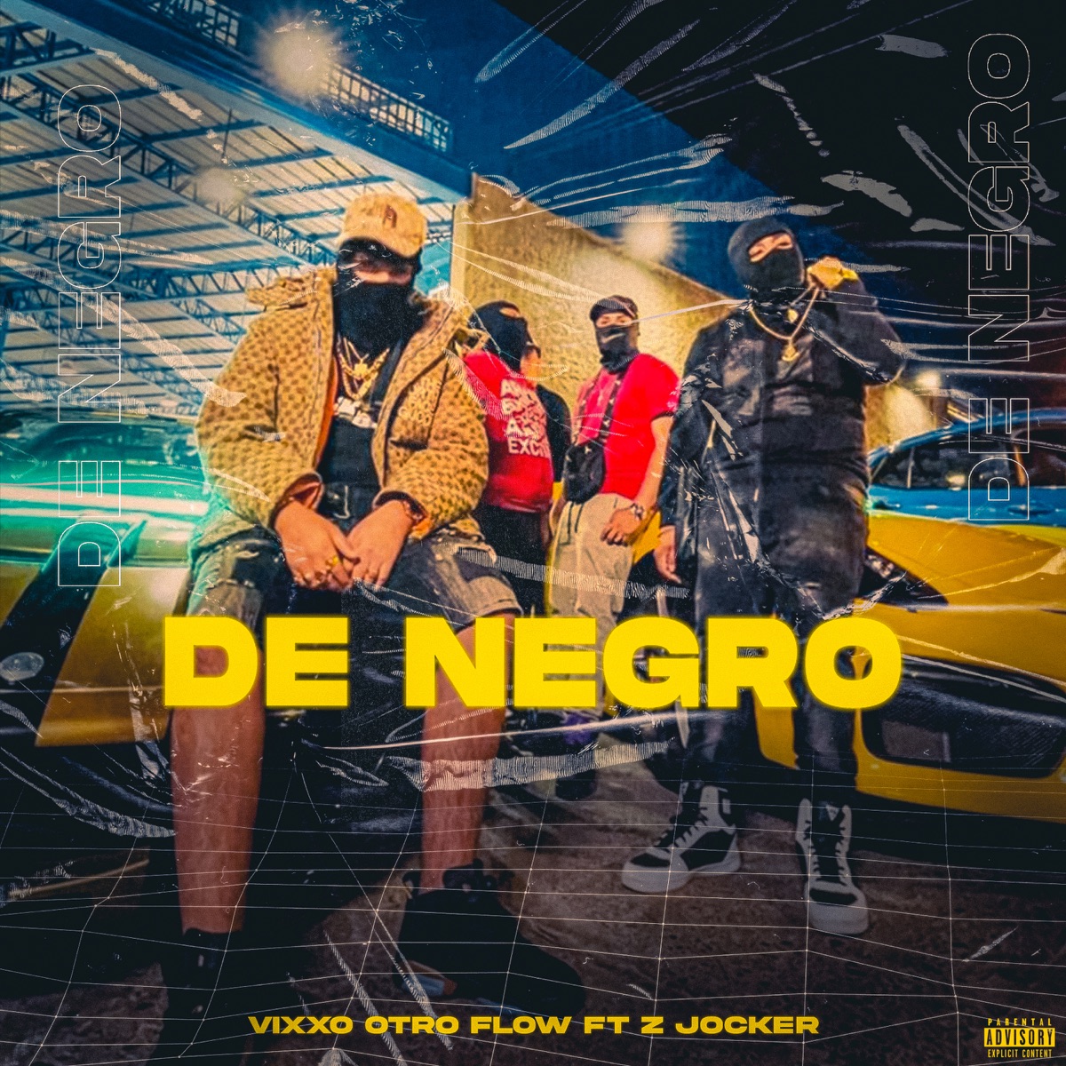 De Negro (feat. Z Jocker) - Single by Vixxo Otro Flow album cover