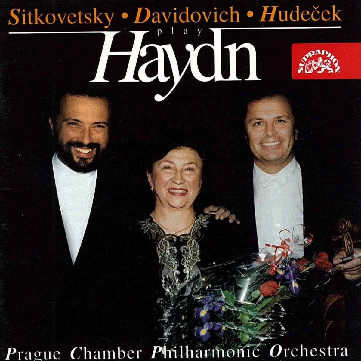 Sitkovetsky, Davidovich, Hudeček play Haydn by Bella Davidovich, Václav Hudeček, Dmitri Sitkovetsky & Prague Chamber Philharmonic Orchestra album cover