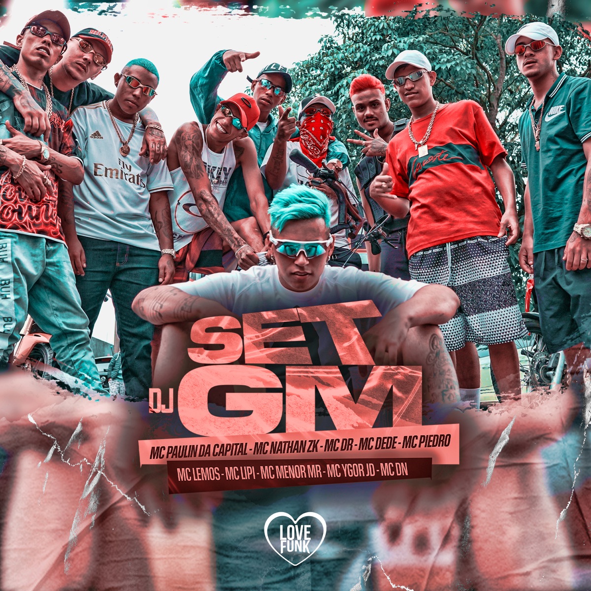 Set DJ Gm - Single (feat. Mc Dede, Mc Piedro, MC Lemos, Mc Lipi, MC Menor Mr, MC Ygor JD, MC DN & Love Funk) - Single by MC Paulin da Capital, MC Nathan ZK & Mc DR album cover