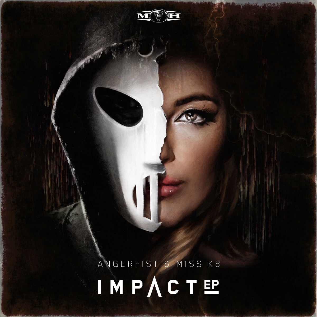Impact Ep by Angerfist & Miss K8 album cover