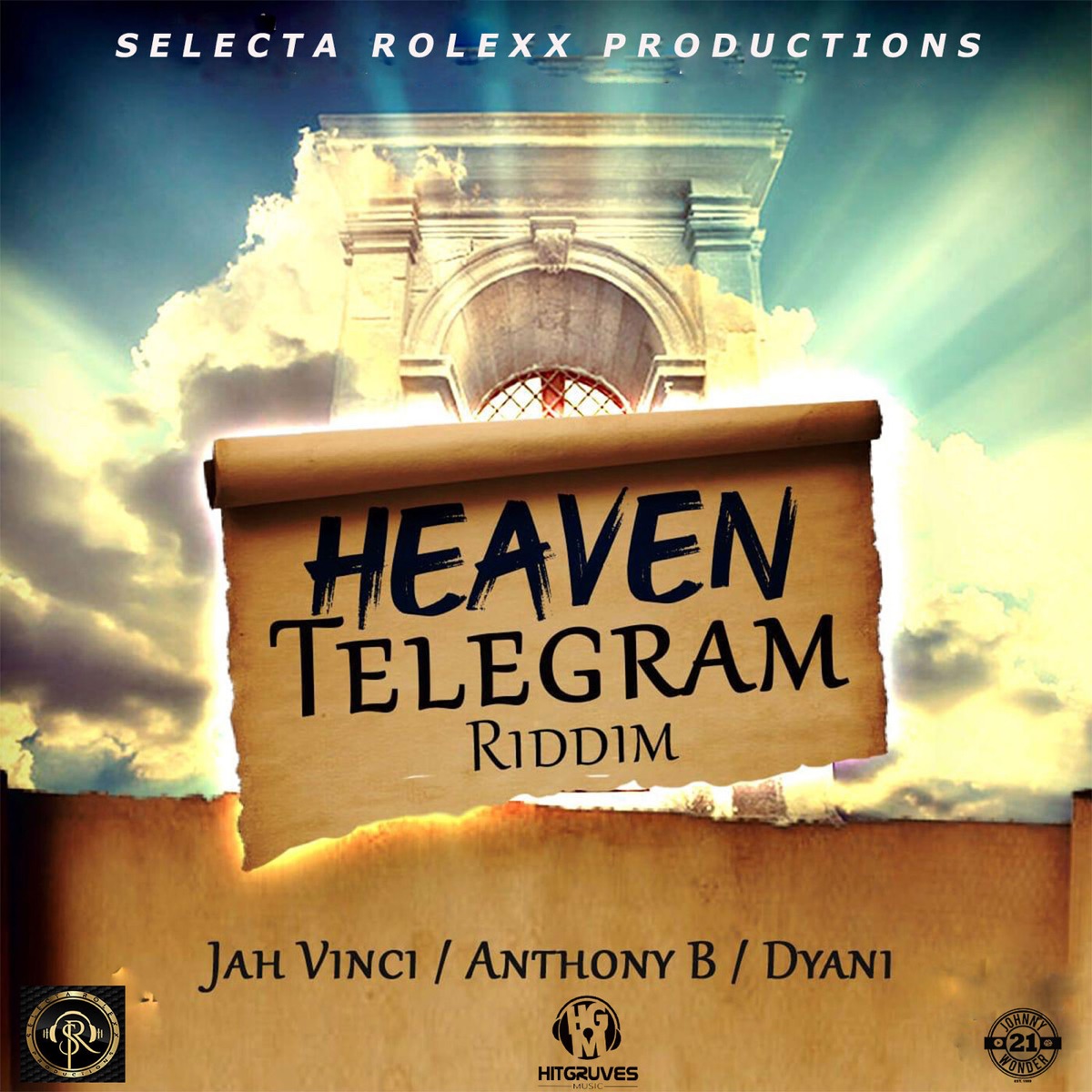 Heaven Telegram Riddim - Single by Jah Vinci, Anthony B & D'yani album cover