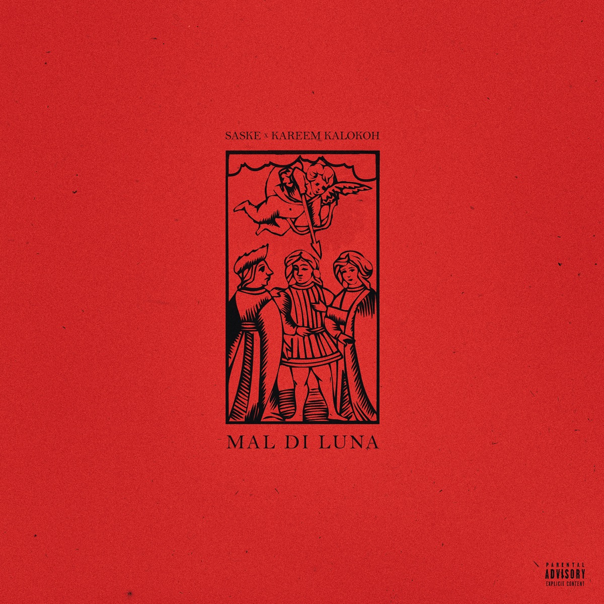 MAL DI LUNA - EP by Saske & Kareem Kalokoh album cover
