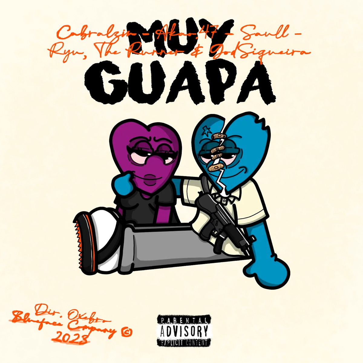 MUY GUAPA (feat. YG Saull, Ryu, the Runner & éoTGL) - Single by Cabrxlzin, akao.47 & Godsiqueira album cover