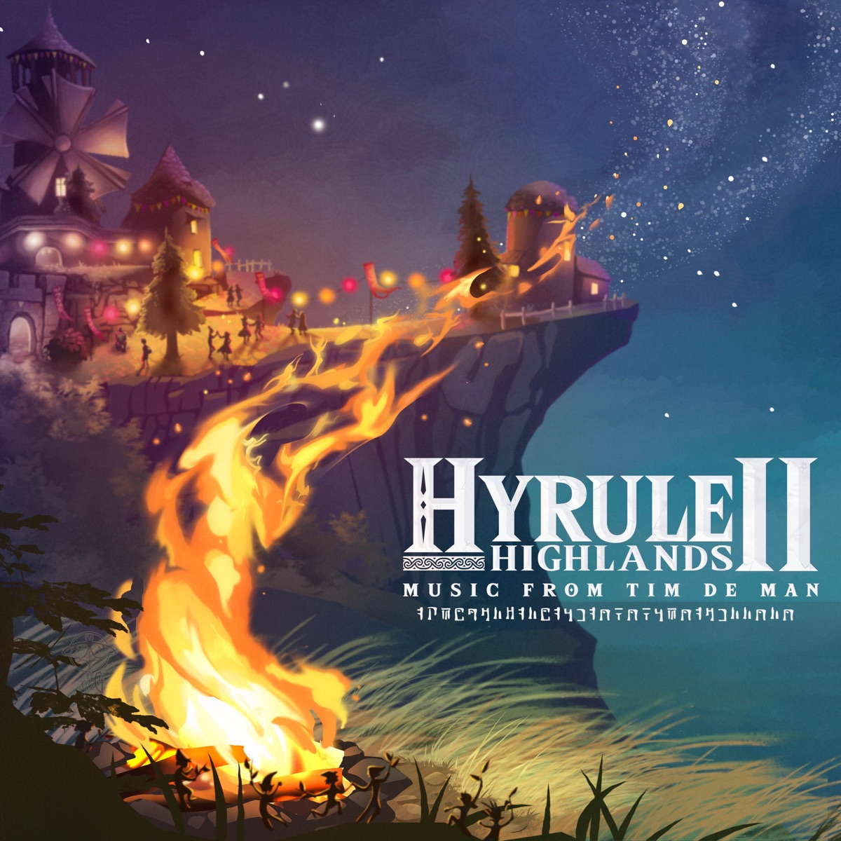 Hyrule Highlands II by ZREO: Second Quest & Tim de Man album cover