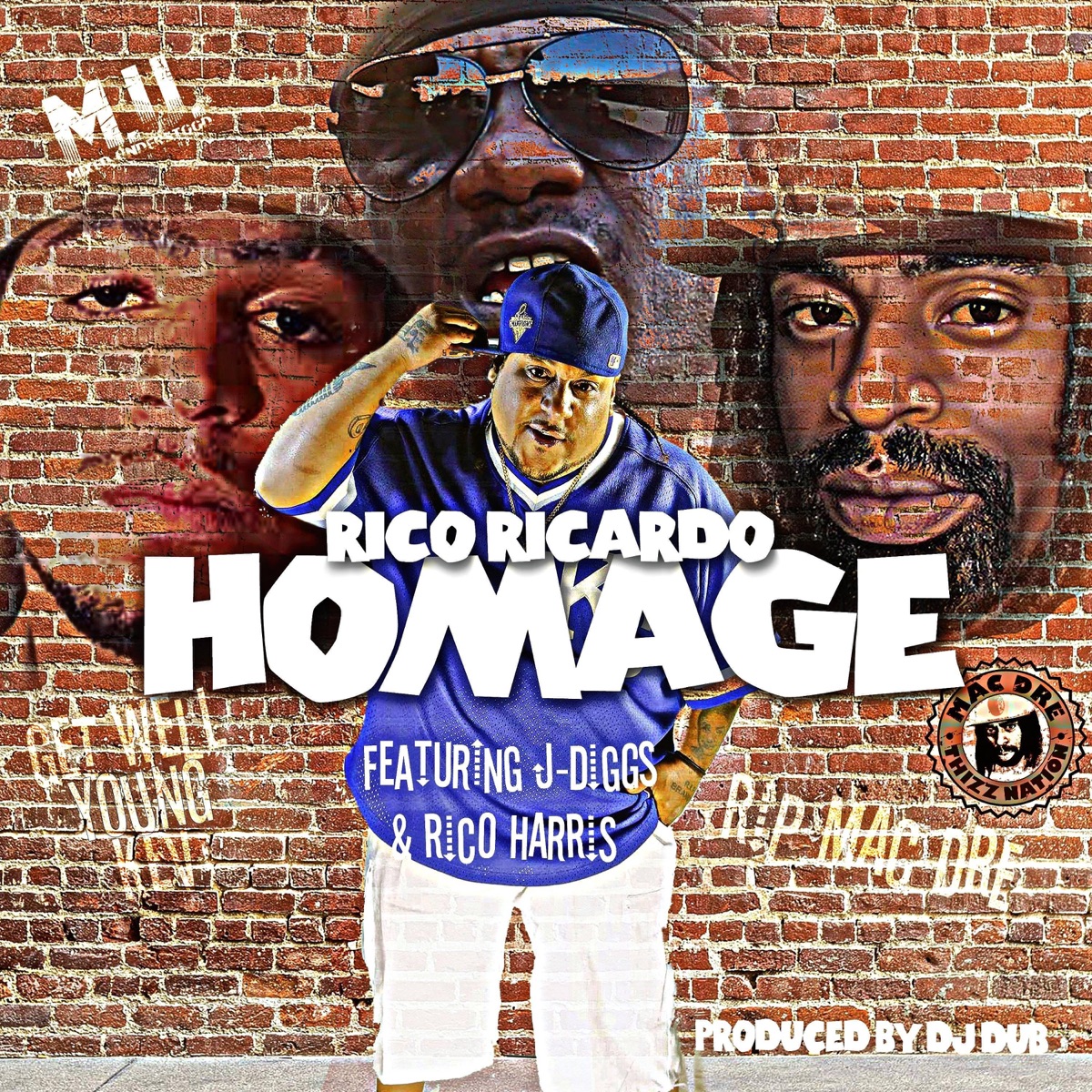 Homage (feat. J-Diggs) - Single by Rico Ricardo album cover