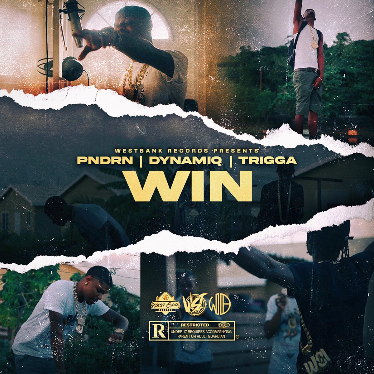 WIN - Single by West Bank Records, DynamiQ, Trigga & Pndrn album cover