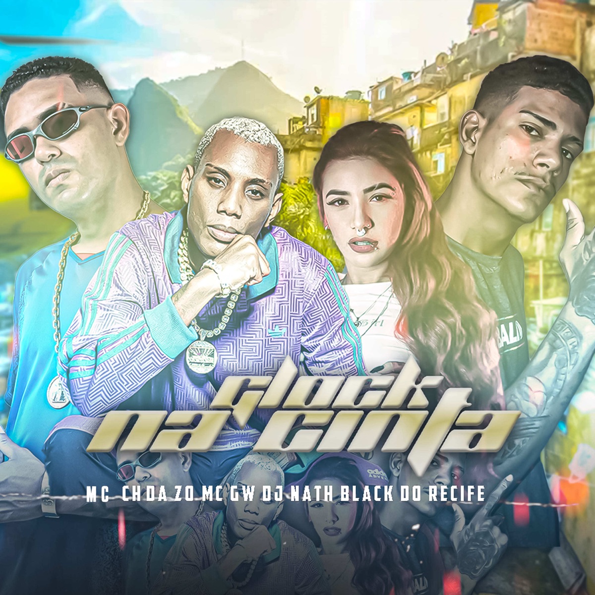 Glock na Cinta (feat. MC GW & DJ Nath) - Single by MC CH da Z.O & Black do Recife album cover