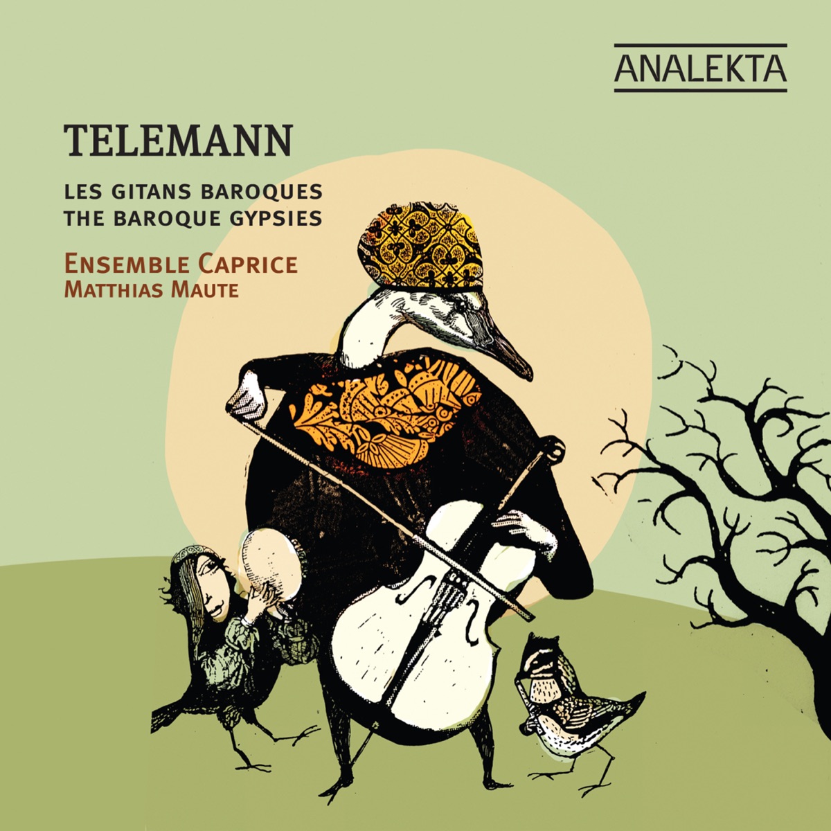 Telemann and the Baroque Gypsies by Ensemble Caprice & Matthias Maute album cover