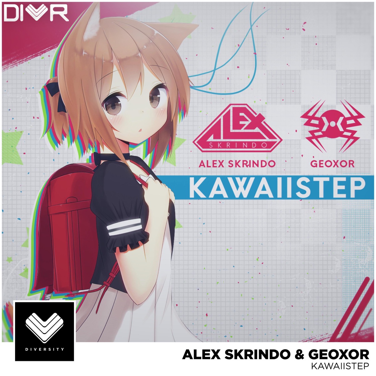 KawaiiStep - Single by Alex Skrindo & Geoxor album cover