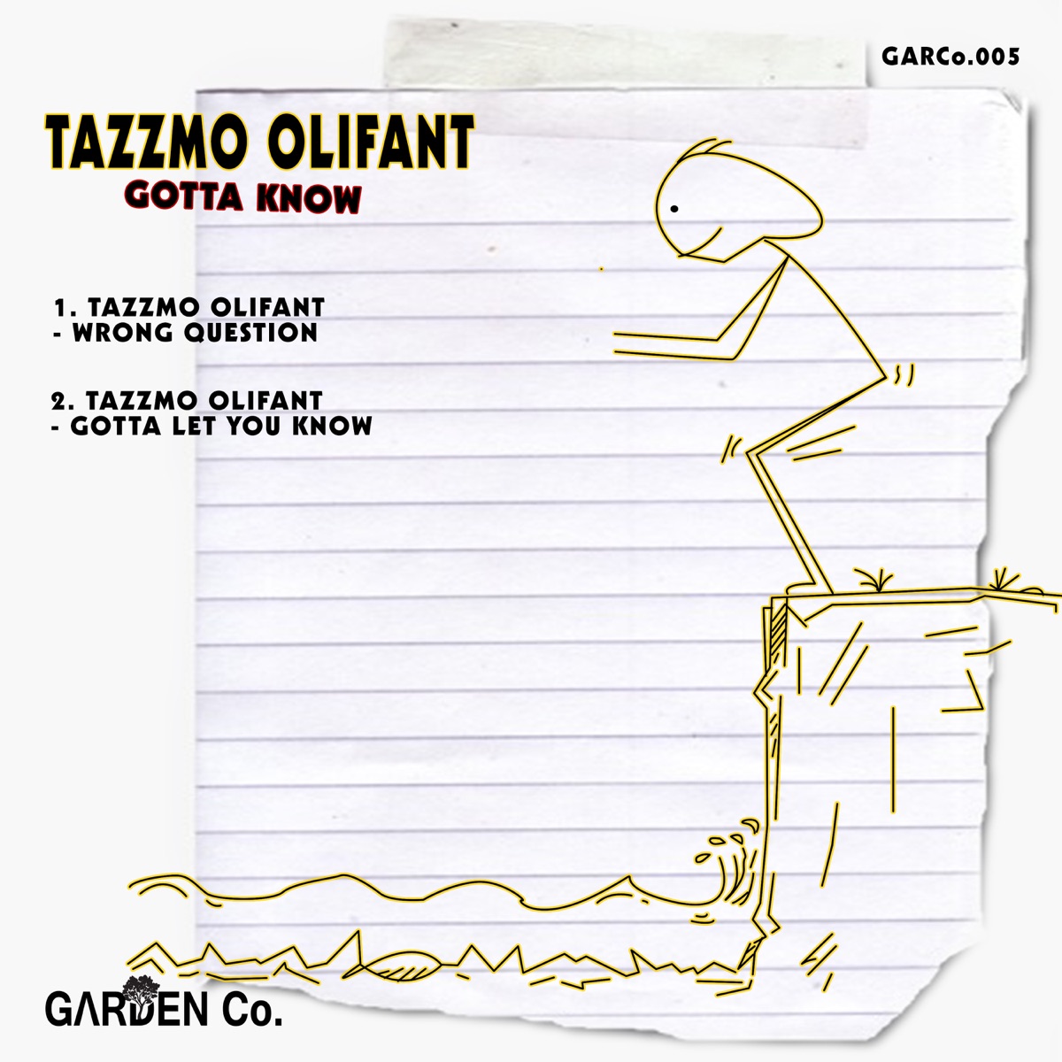 Gotta Know - Single by Tazzmo Olifant album cover