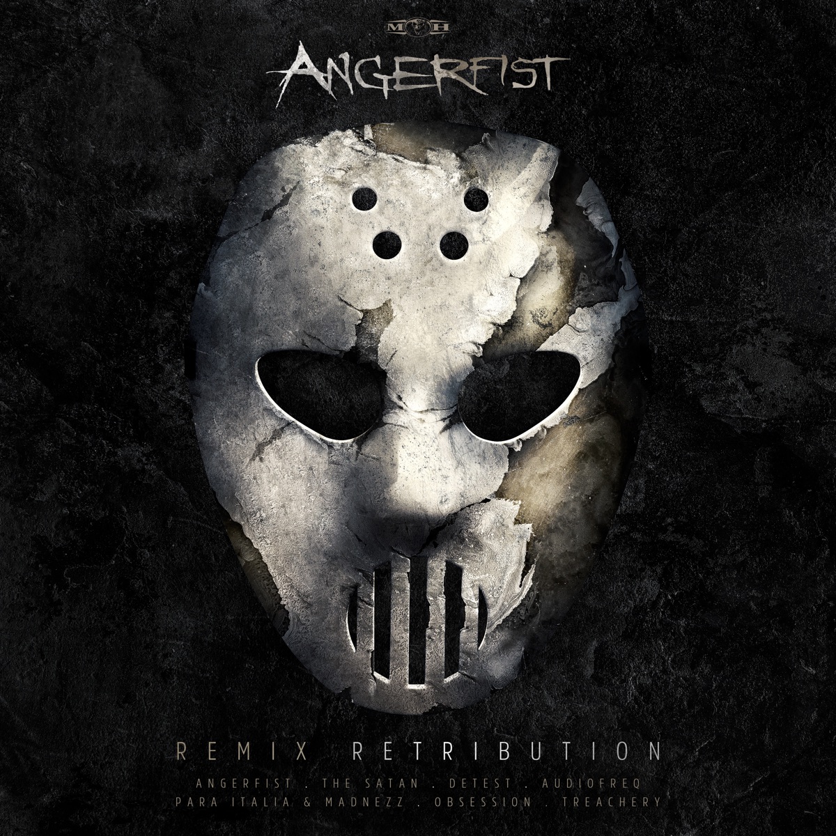 Remix Retribution by Angerfist album cover