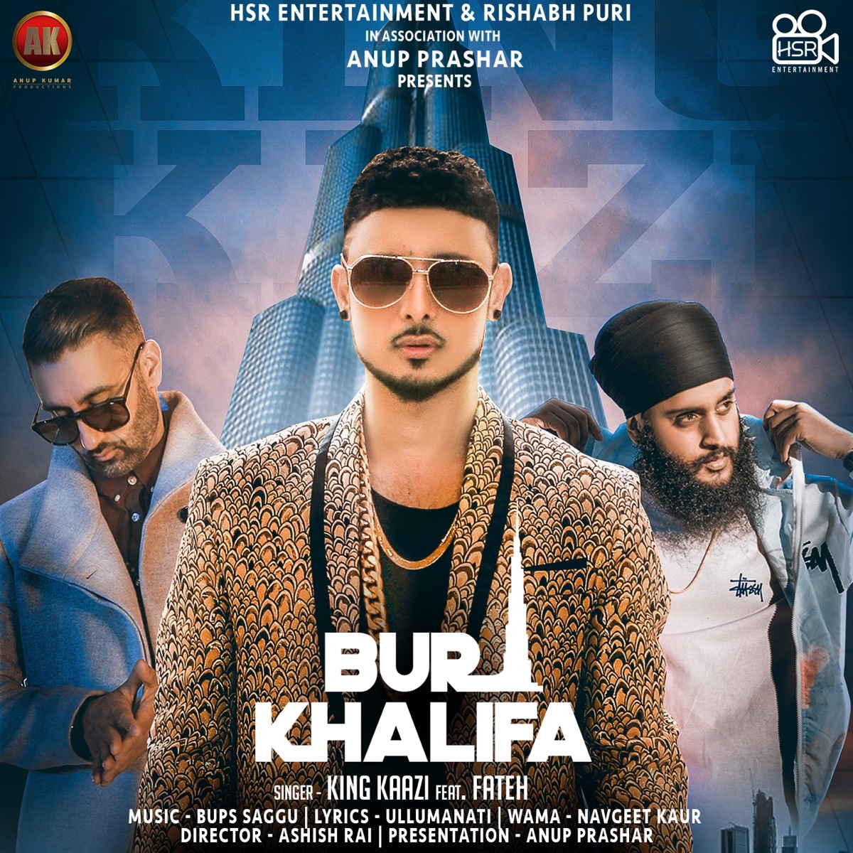 Burj Khalifa (feat. Fateh) - Single by King Kazi album cover