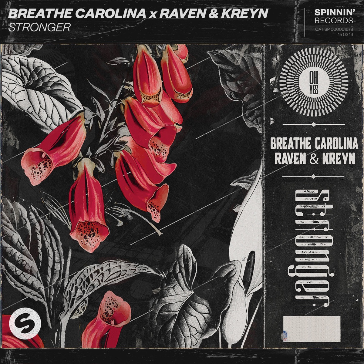 Stronger - Single by Breathe Carolina & Raven & Kreyn album cover
