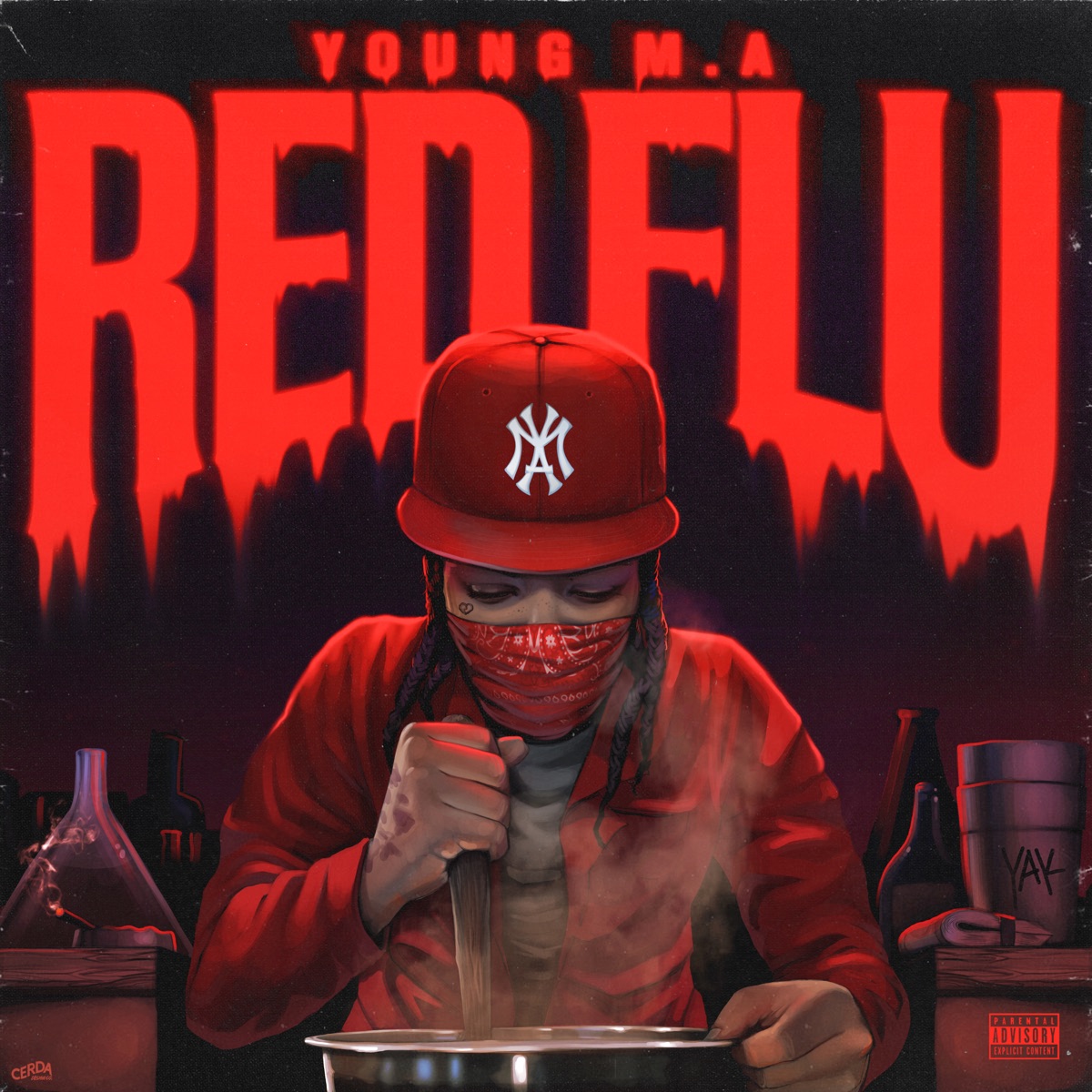 Red Flu by Young M.A album cover
