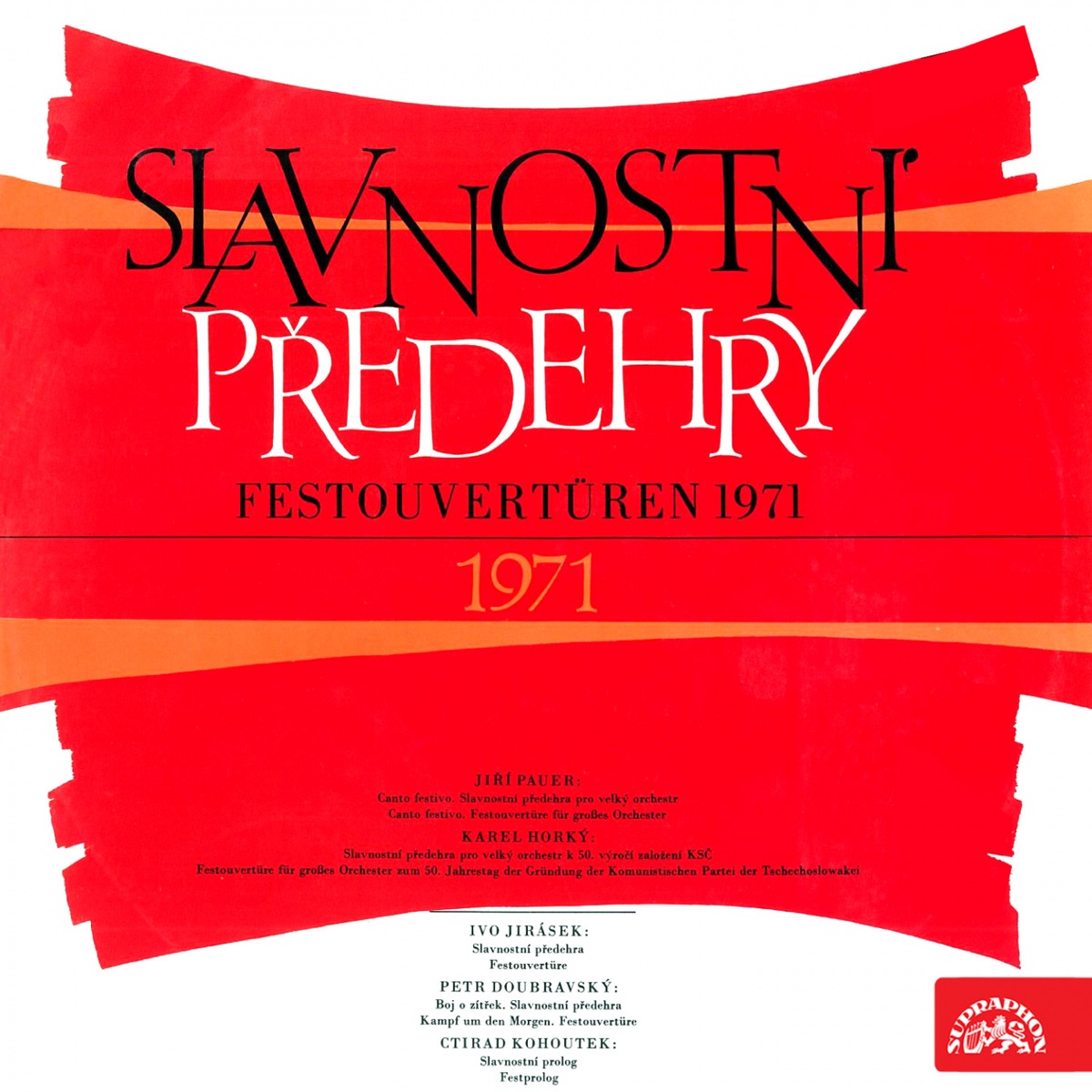 Fest overtüren 1971 by Prague Radio Symphony Orchestra & Eduard Fischer album cover