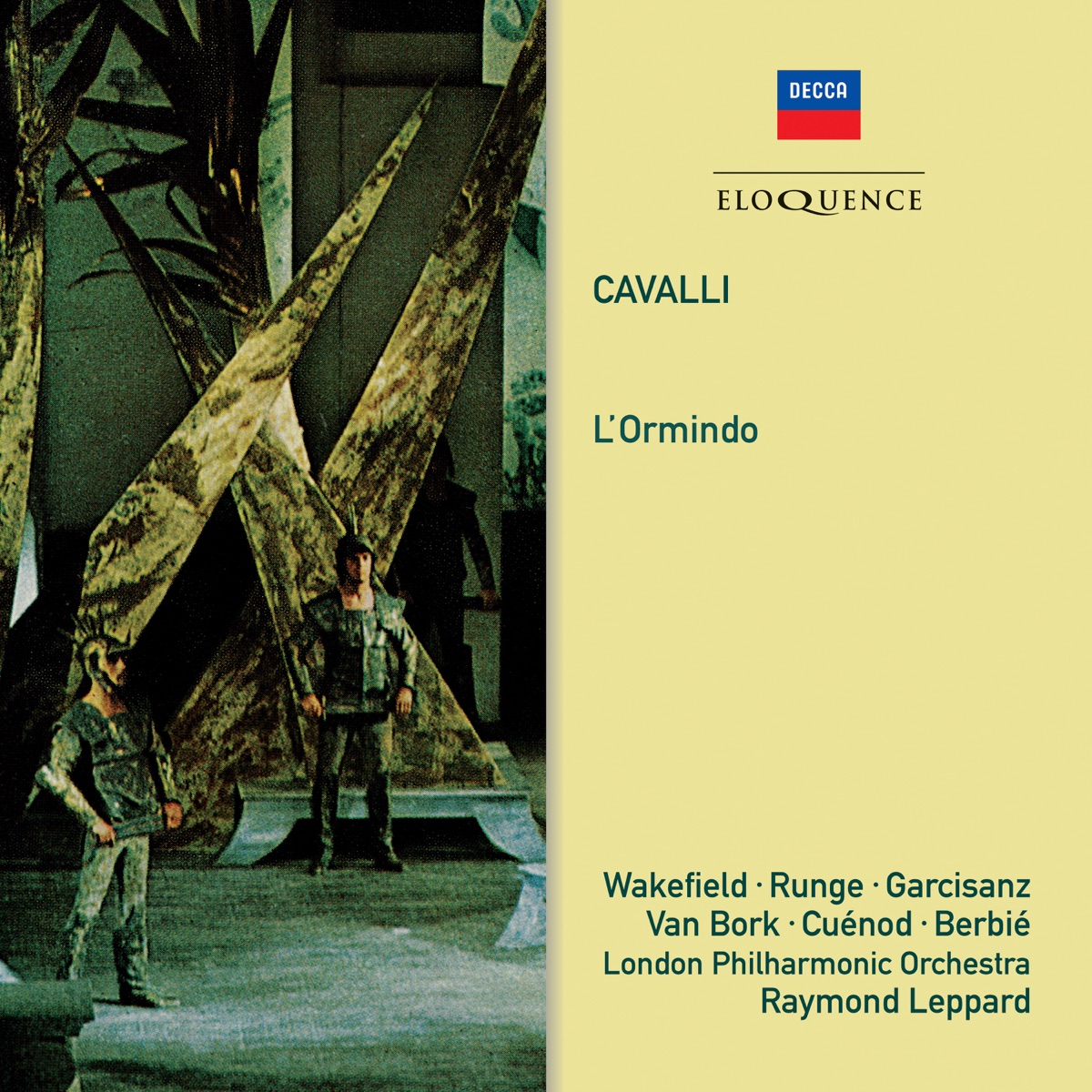 Cavalli: L'Ormindo by John Wakefield, Raymond Leppard, Peter Christoph Runge, London Philharmonic Orchestra, Isabel Garcisanz, Hanneke Van Bork, Glyndebourne Festival Opera, Hugues Cuenod, Jean Allister, Anne Howells, Jane Berbié, Federico Davia & Richard Van Allan album cover