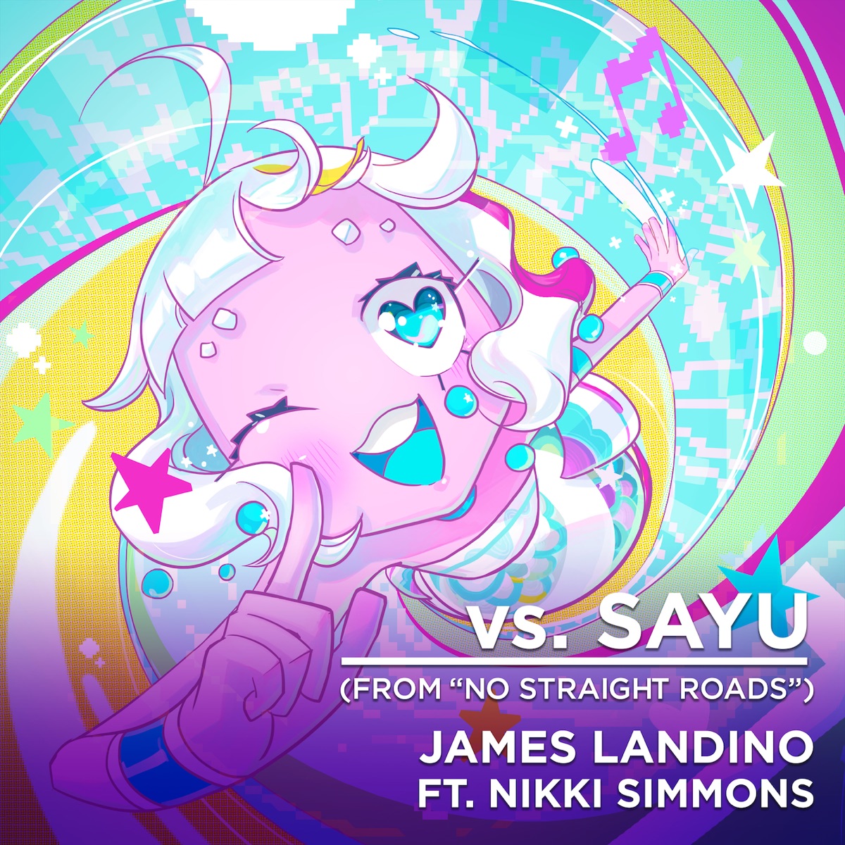 vs. SAYU (from "No Straight Roads") - Single by James Landino & Nikki Simmons album cover