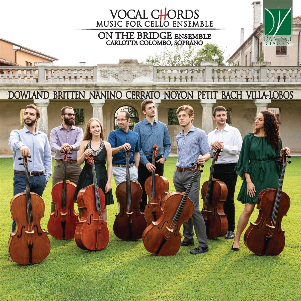 Vocal Chords - Music for Cello Ensemble by On The Bridge Ensemble & Carlotta Colombo album cover